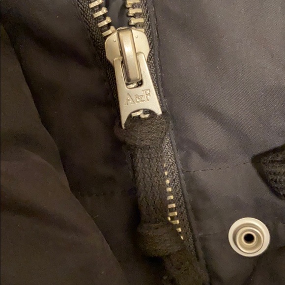 Abercrombie & Fitch Black Parka Coat - Picture 6 of 8